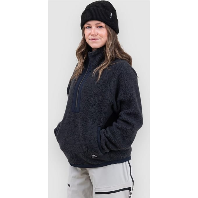 Jones Snowboards Campfire Rec Fleece Jas zwart