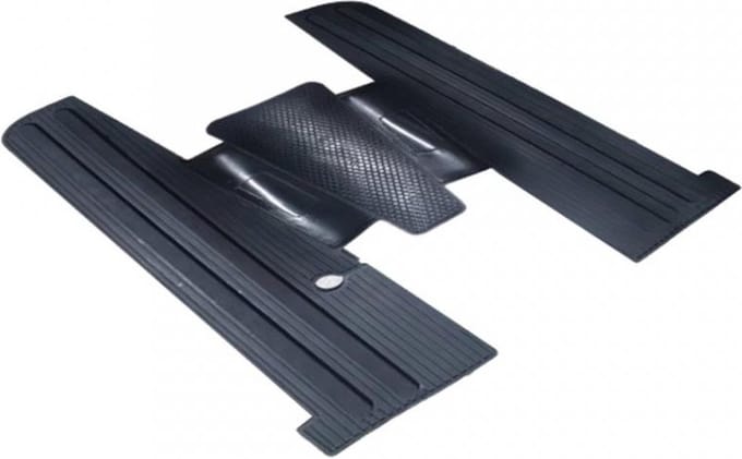 Treeplankbescherming RMS voor scooter Piaggio 80 Vespa Pxe 1981 tot 1997 zwart