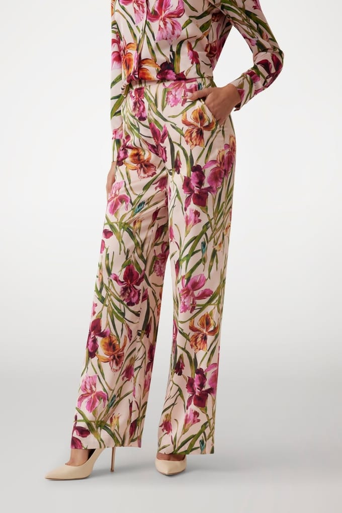 GUESS Iris Pant Iris Moon Blush Bree Taglia: 40 | Pantaloni da completo Outlet | Donna | Viola