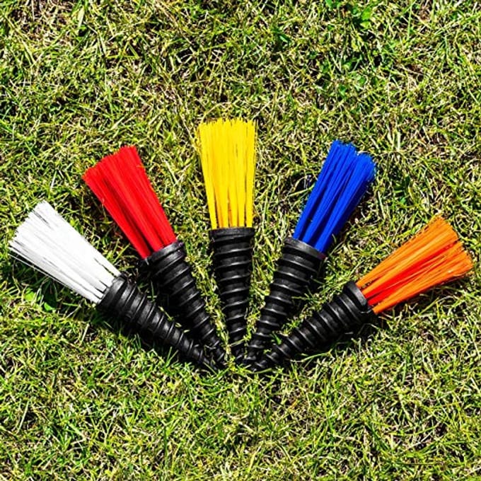Gras Markering Tufts - Inschroefbare Grondmarkering in 6 Kleuren - 25 Stuks