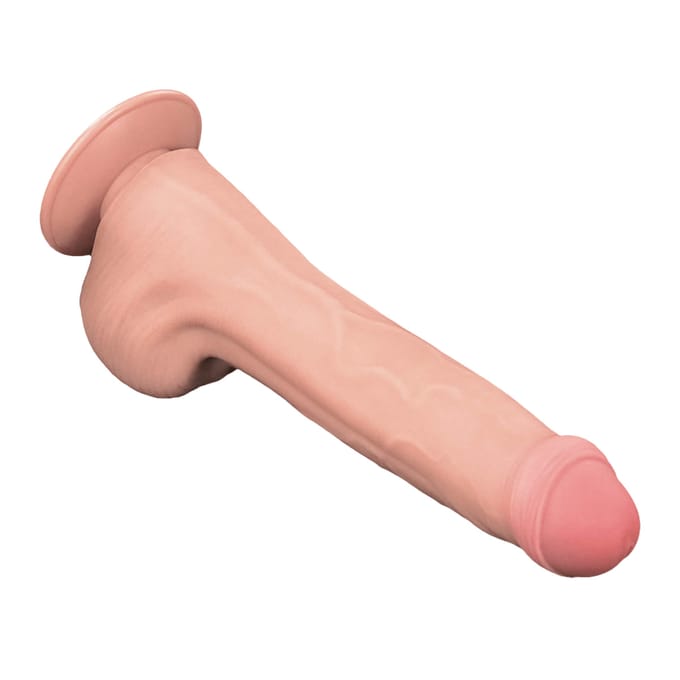 LoveToy - Sliding Skin Dildo 29 cm - Nude