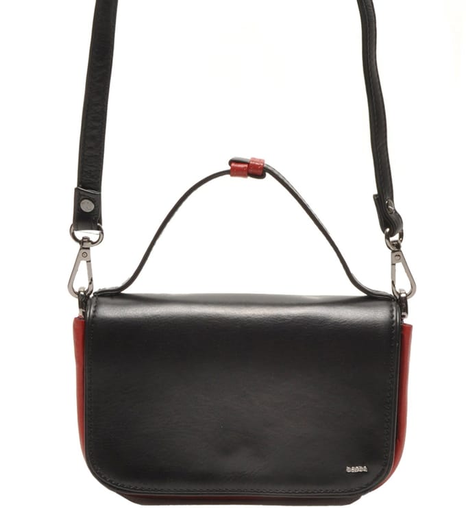 Berba | Soft | Crossbody-tas | Schoudertas | Handtas | Zwart | Leer
