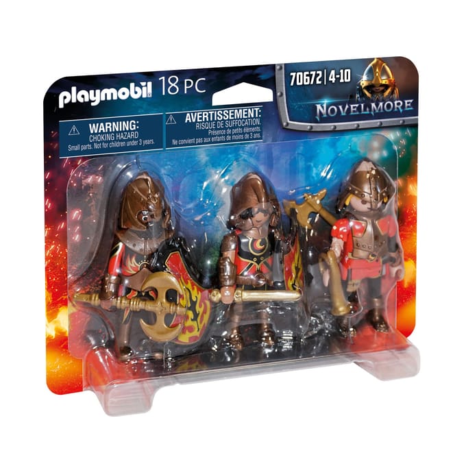 PLAYMOBIL Novelmore Set van 3 Burnham Raiders - 70672
