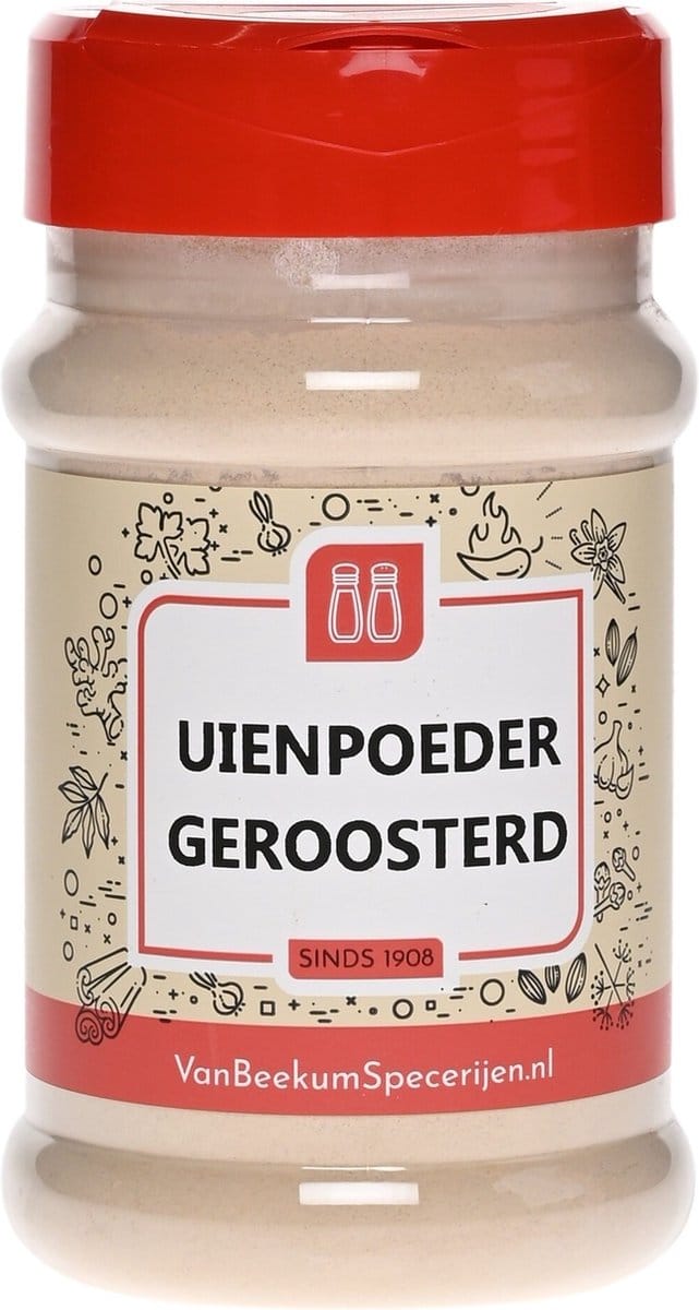 Van Beekum Specerijen - Uienpoeder Geroosterd - Strooibus 130 Gram