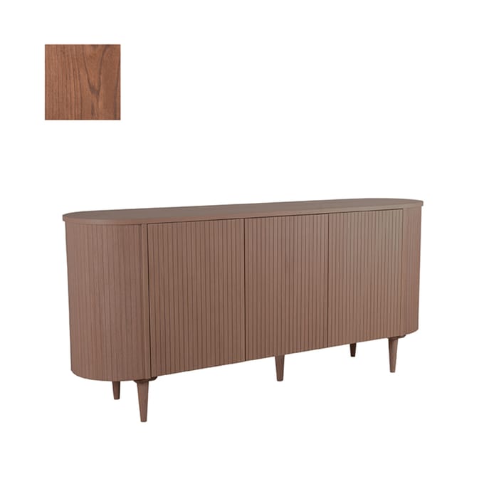 LABEL51 - Dressoir Oliva - Walnoot - 47x180x85cm
