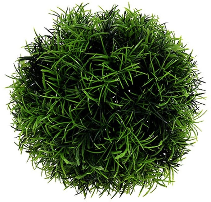 Grasbal groene decoratieve bal kunst Ø15cm 1 stuk