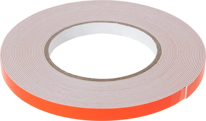 Rebel Serie - Dubbelzijdige Schuimtape - 10m x 10mm - Wit