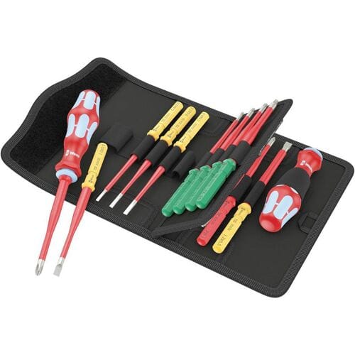 Wera Kraftform Kompakt VDE Stainless 17 extra slim 1 Wisselklingset Elektronica