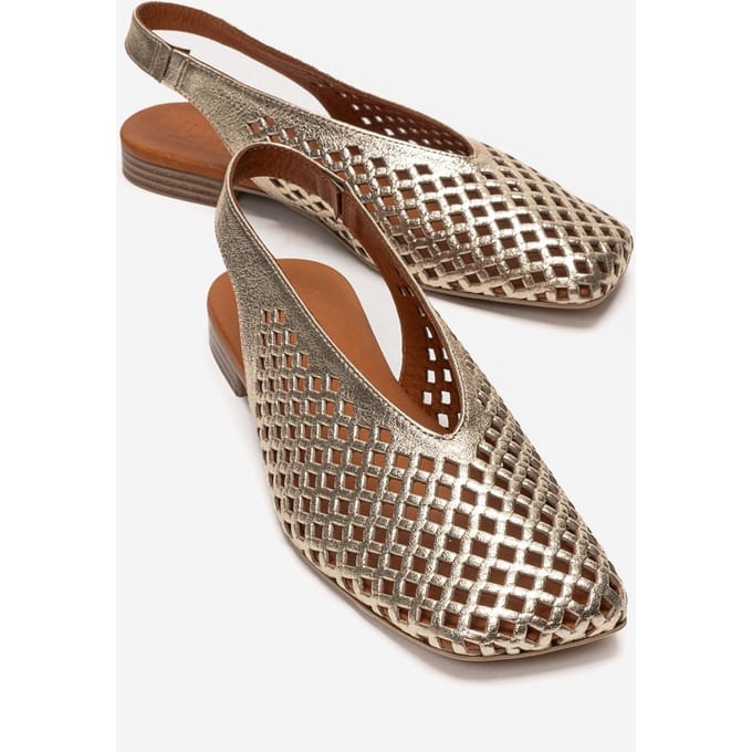 Delizia Leren Slingback Schoen