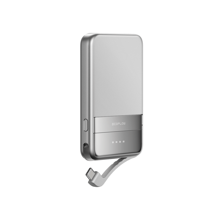 ECOFLOW Rapid 5000 Powerbank 5000 mAh Magsafe, Qi Wireless Charging Li-ion USB-C, Wireless Charging Zilver