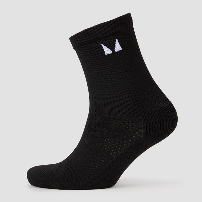 MP hardloopsokken (verpakking met drie stuks) - Zwart - UK 6-8