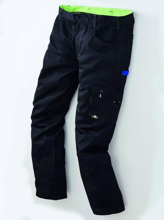 Uncle Sam kleding Zwarte/koningsblauwe/limoengroene broek