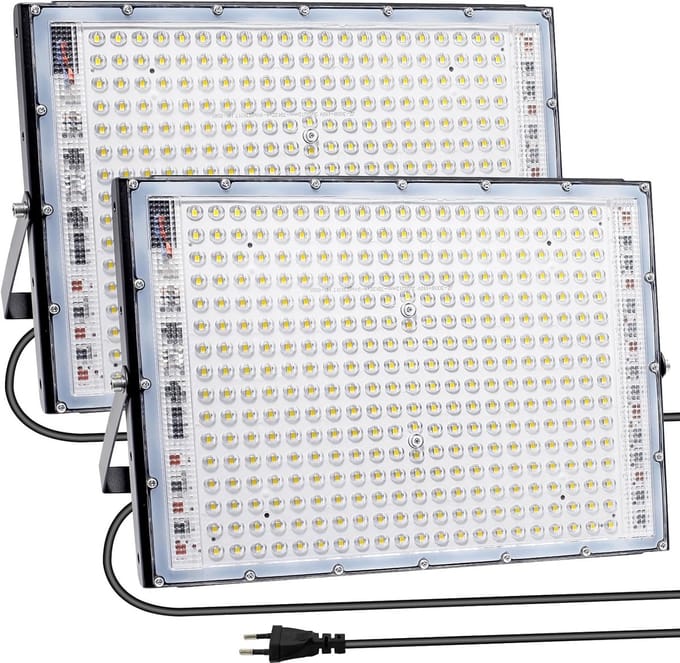 Krachtige 300W LED Buitenlamp Schijnwerper 30.000 Lumen IP65 Waterdicht Wit Licht