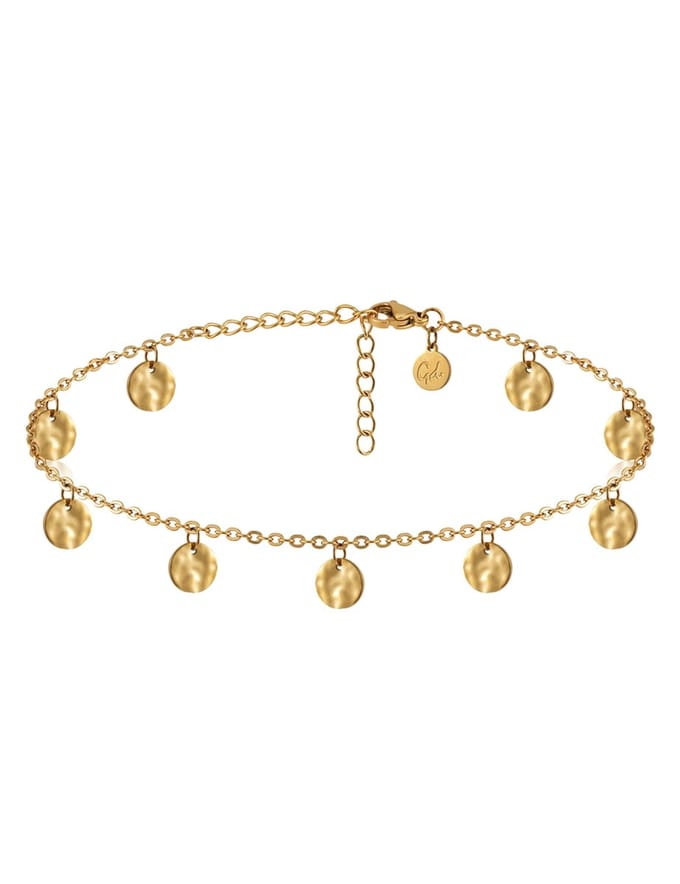 good.designs Voetketting met negen muntjeshangers