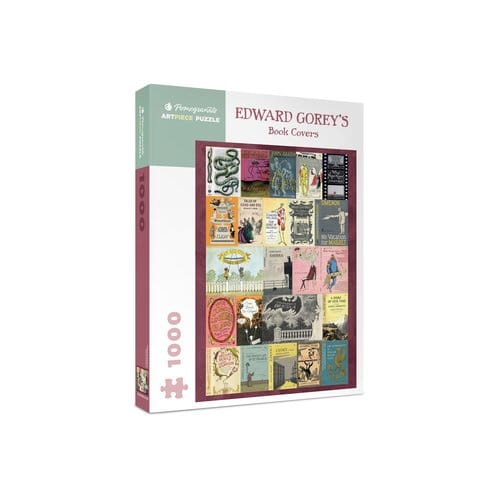 Edward Gorey's Book Covers 1000-Piece Jigsaw Puzzle - Edward Gorey