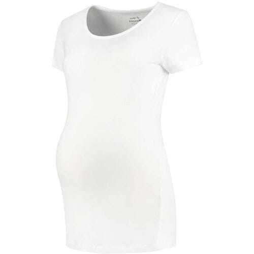 Prénatal zwangerschaps T-shirt White S Dames