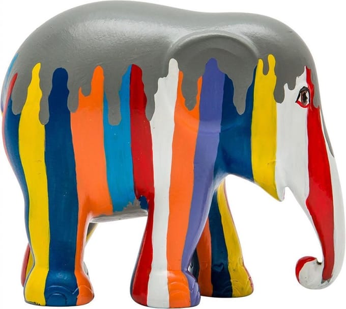 Elephant parade Ms Songkran 15 cm Handgemaakt Olifantenstandbeeld