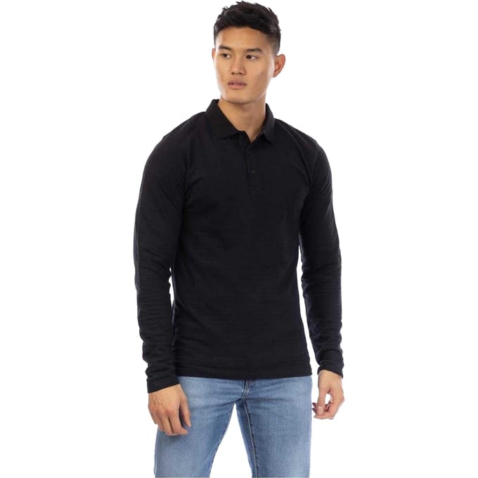 Peter Werth Heren Albery Poloshirt (Zwart)