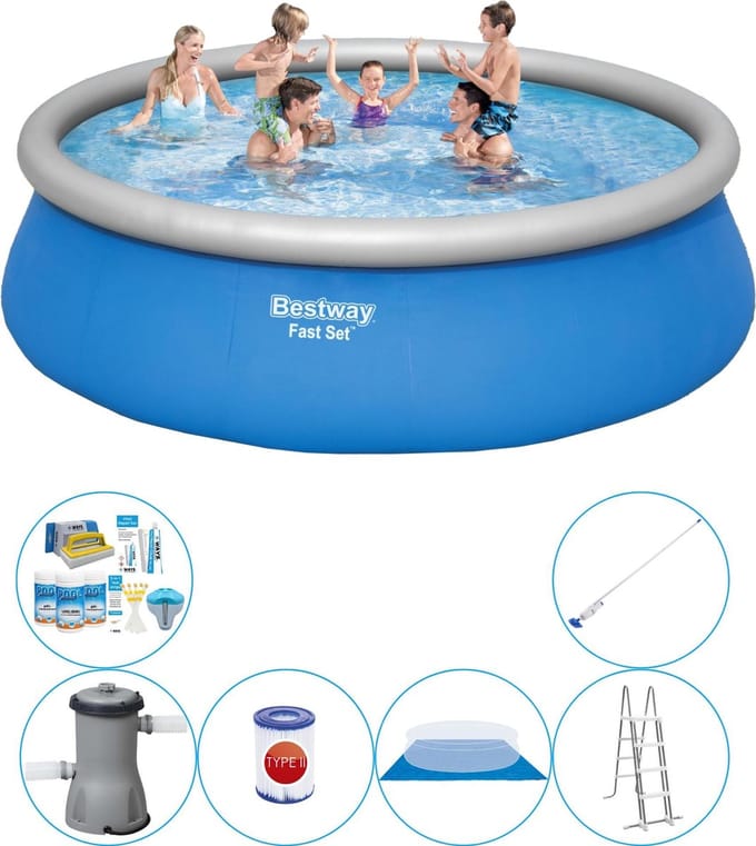 Fast Set Rond 457x122 cm - 7-delig - Zwembad Super Deal