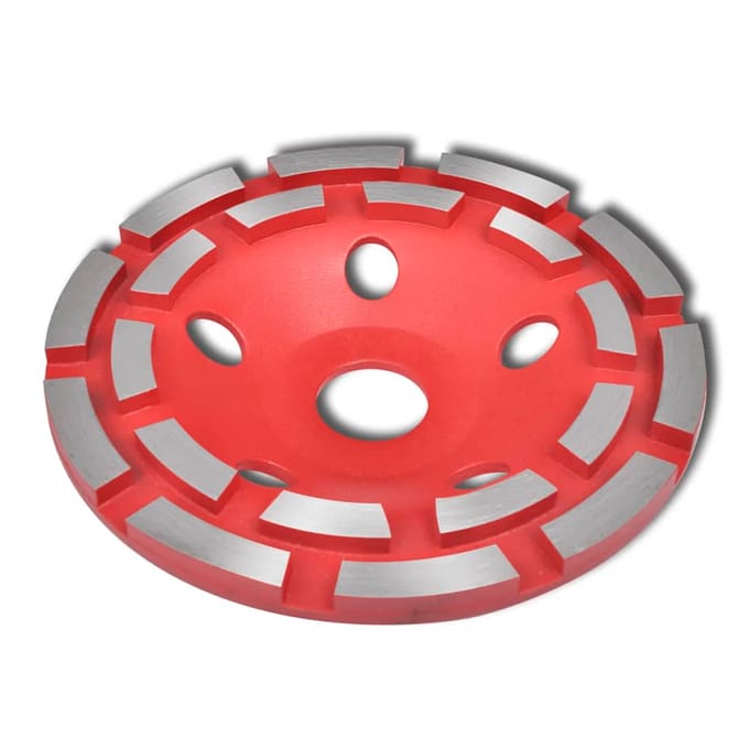 vidaXL Diamantslijpwiel met dubbele rij 180 mm