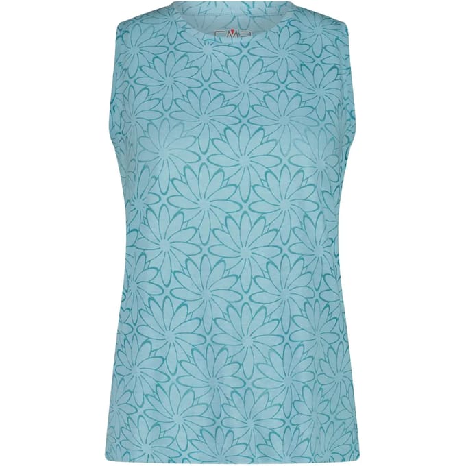 Verbleken jersey top met bloemenprint dames CMP