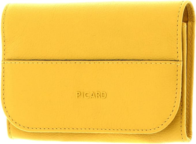 PICARD Leren portemonnee Legere E 1 Wallet With Flap Lemon Lichtgeel