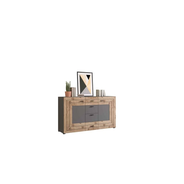 Freno dressoir grijs Nox Eiken NB - 40x160x90cm