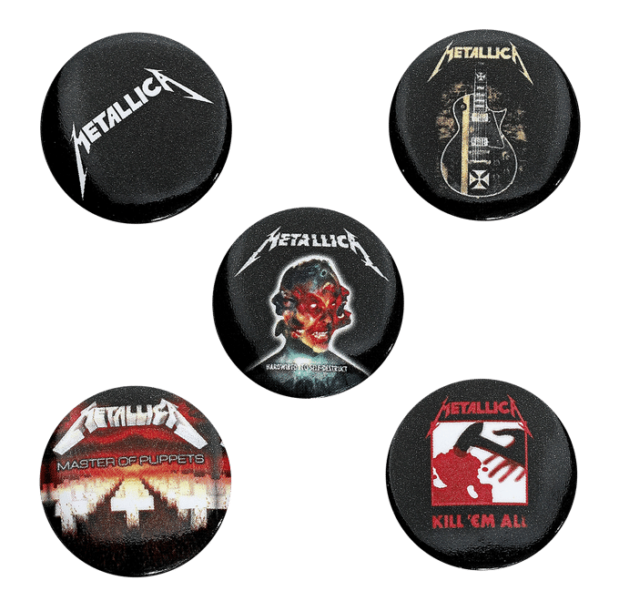 Metallica Mix Unisex Badge - meerkleurig - Standard