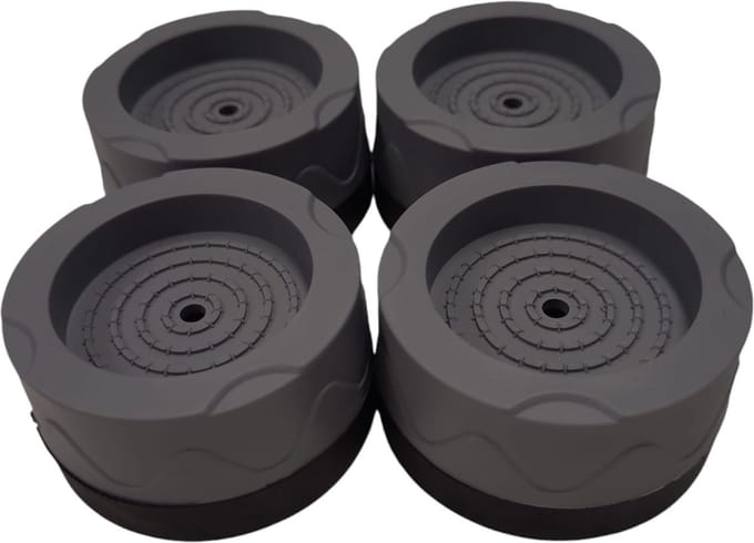Doodadeals® 8-Pack Basic Wasmachine Dempers - Wasmachine Verhoger - Anti-trillingsmat Wasmachine - Meubelverhoger - Trilmat Wasmachine - 8 stuks