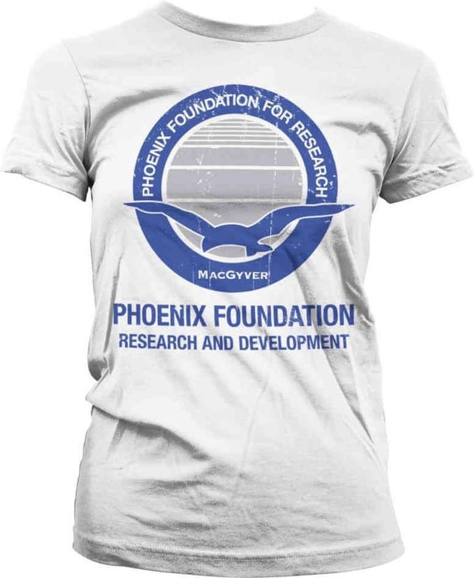 MacGyver Dames Tshirt -M- Phoenix Foundation Wit