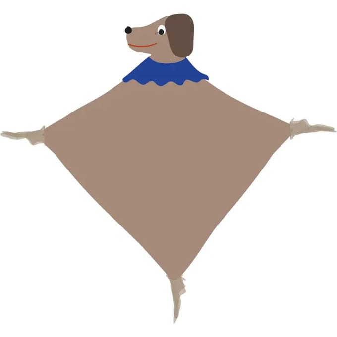 Mini hond knuffel van biologisch katoen OYOY Living Design
