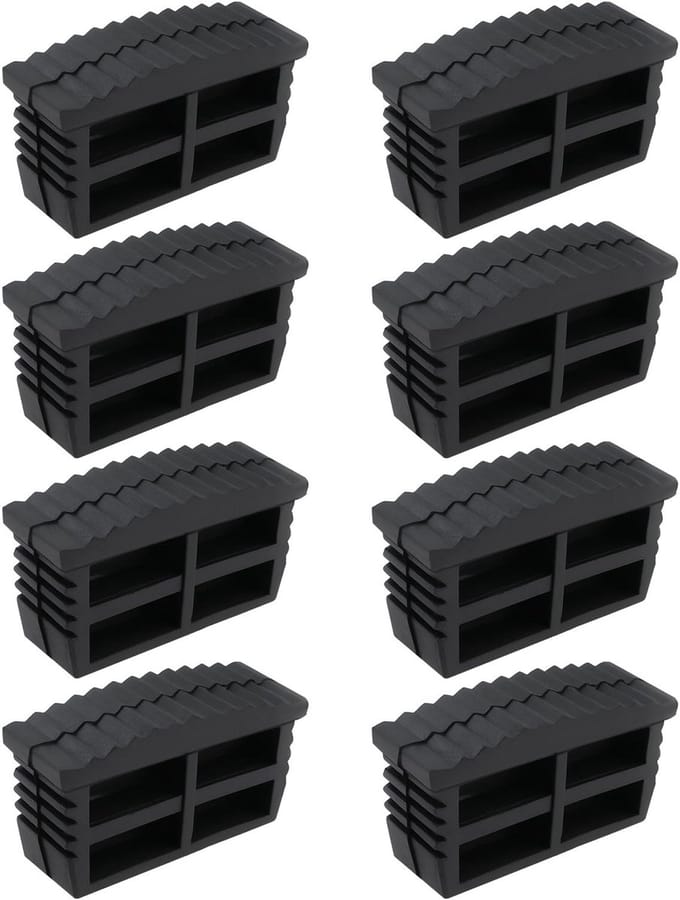 Dailygoods- Antislipmat - 8 Stuks 57x21 mm - Rubber Vervangingsmat