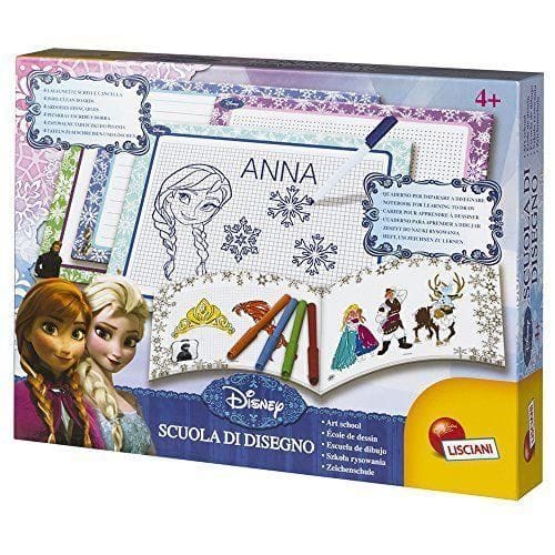 Kit de dessin - LISCIANIGIOCHI - LA REINE DES NEIGES - Ardoises, Feutre effaçable