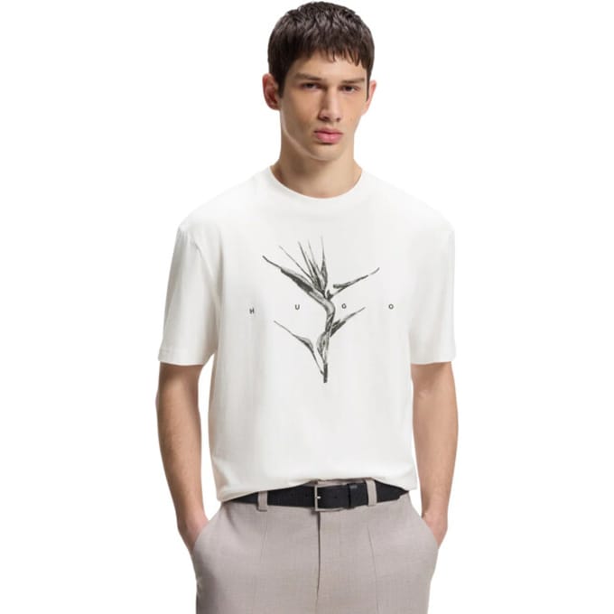 relaxed fit T-shirt van puur katoen model 'DARISE'