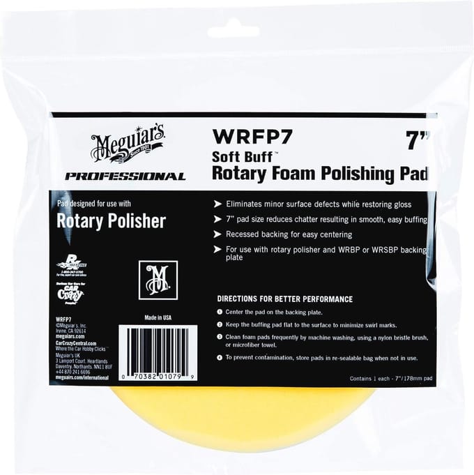 Professionele 7" Polijstpad voor Rotatiepolermachines
