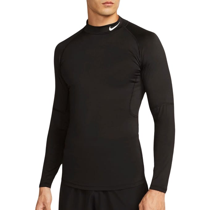 Nike Pro Fitness Long-sleeve Trainingspakken Heren - Zwart - Maat XXL - Katoengeweven