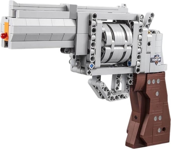 CADA BRICKS Speelgoed revolver - Bouwset met 475 onderdelen - Voor 8+ jaar