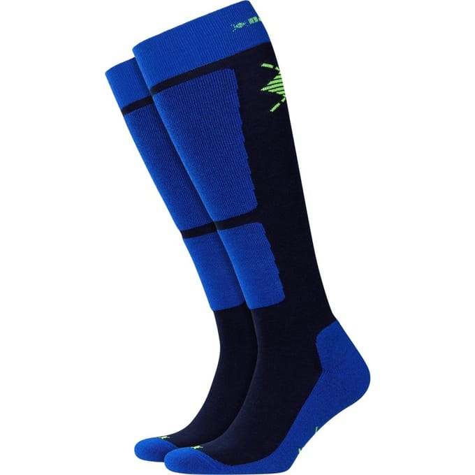 Burlington Uni Ski Men medium padding wol skisokken heren blauw - maat 40-46