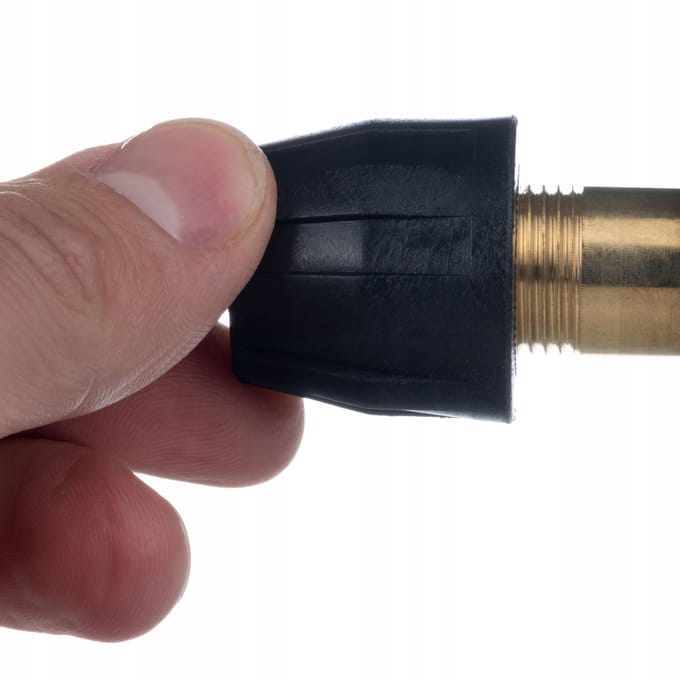 Rosfix Spuitmond Vervanging Spatel Easy Lock - Messing Binnendraad, Roestvrij Staal - Geschikt voor Kärcher