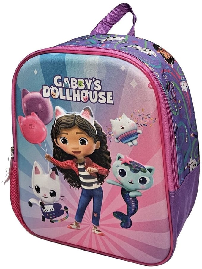 Gabby’s Poppenhuis Dance 3D Rugzak – 29 cm – Kinder Rugzak met 3D-effect