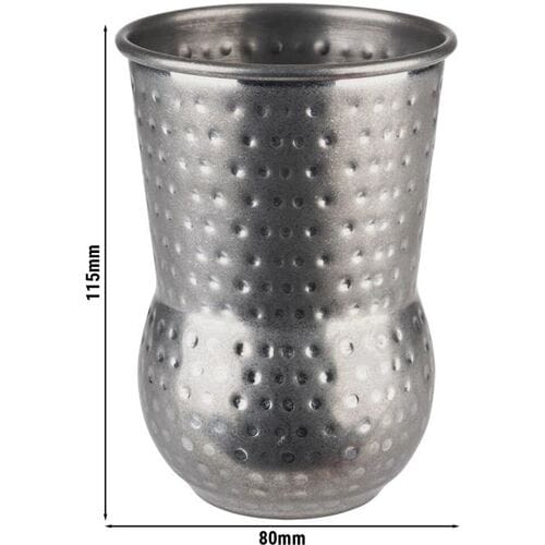 GGM Gastro (6 Stück) Becher - JULEP MUG - 400ml - Silber