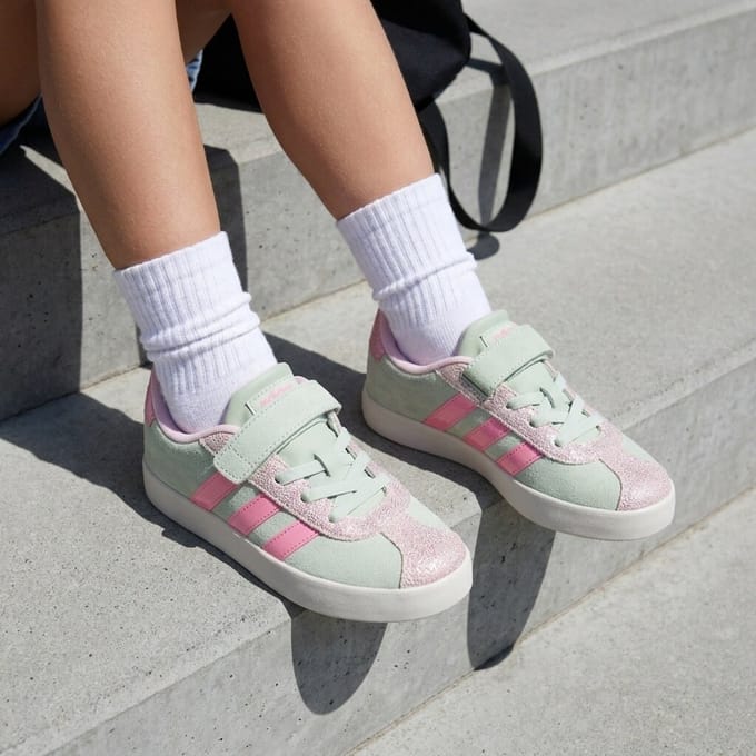 Adidas VL Court 3.0 Sneakers groen Leer - Dames
