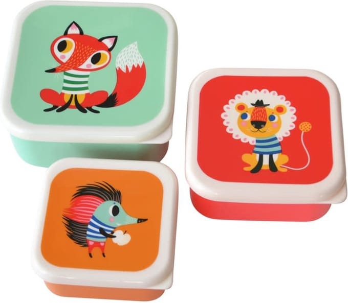 Lunchbox set animals Helen Dardik Petit Monkey