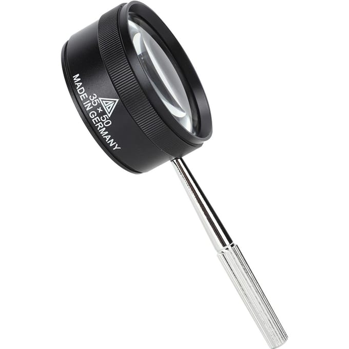 35X 50mm Draagbare Handheld Vergrootglas Vergrootglas met Handvat voor Sieraden Identificatie Lezen