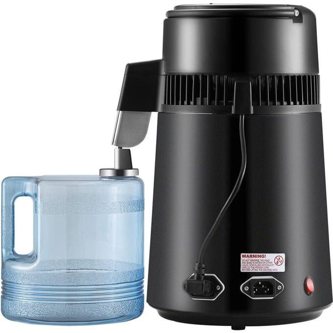 4L Waterdistilleerder Zuiveraar Machine Aanrecht Roestvrij Staal Interieur