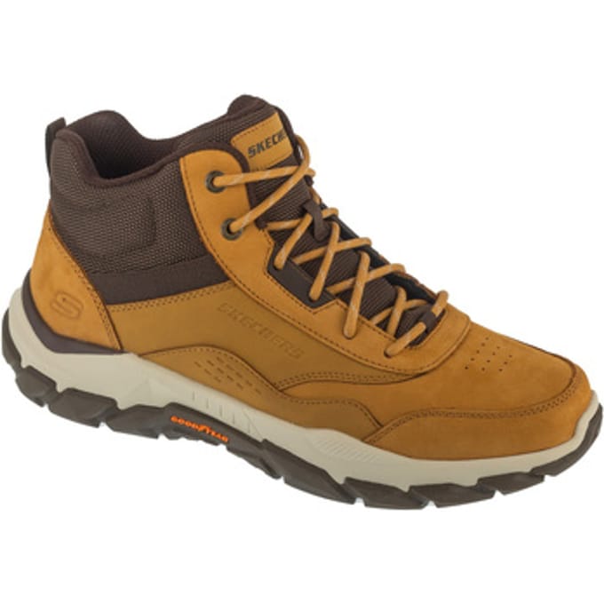 Skechers Santoro Hopkins Veterboots - Heren - Bruin - Maat:42