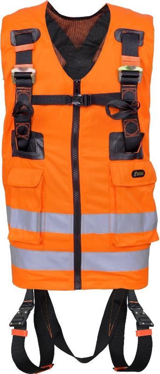 Kratos Full body harnas - 2 bevestigingspunten - Oranje