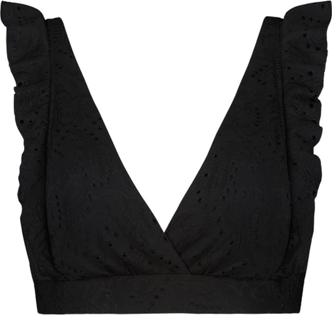 Beachlife Black Embroidery Dames Bikinitopje - Maat B42