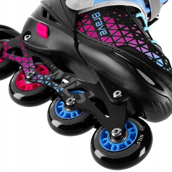 Nils Extreme Brave - Inlineskates 2-in-1 - Roze - Maat S