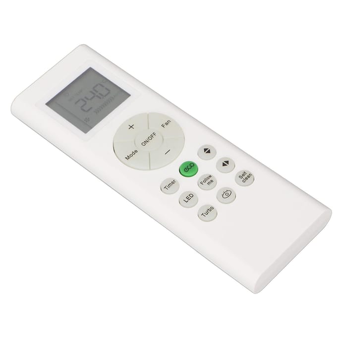 Télécommande de climatiseur de remplacement Télécommande AC multifonctionnelle pour Midea RG66B3 2H BGEF white